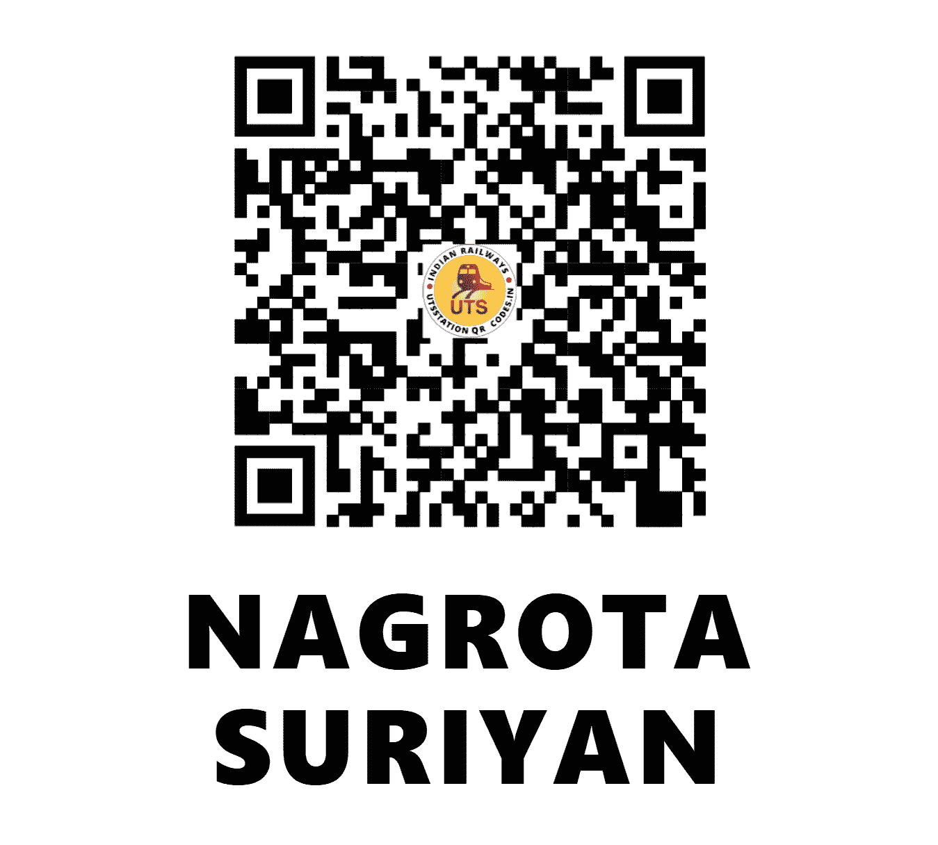 UTS QR Code for NAGROTA SURIYAN - NGRS - NR (HIMACHAL PRADESH)